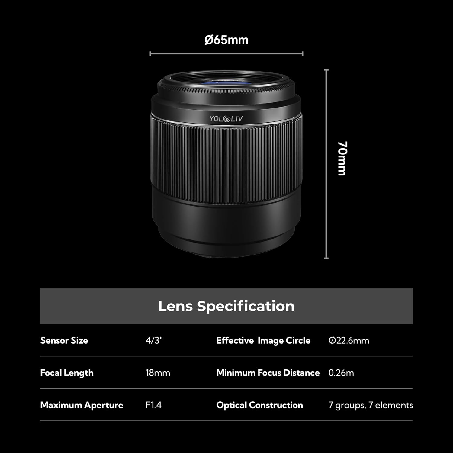 YOLOLIV YoloCam S7, 4K60 Streaming Camera with 18mm F1.4 MFT Lens | DSLR-Like Control, Cinematic Effects, ToF Autofocus, 4X Zoom,Interchangeable Lens, Plug & Play, for Twitch, YouTube, Zoom - Image 7